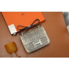에르메스 콘스탄스 19 리얼도마뱀 가죽 수작업 (리얼가죽소진시 구매취소 될수있습니다.)